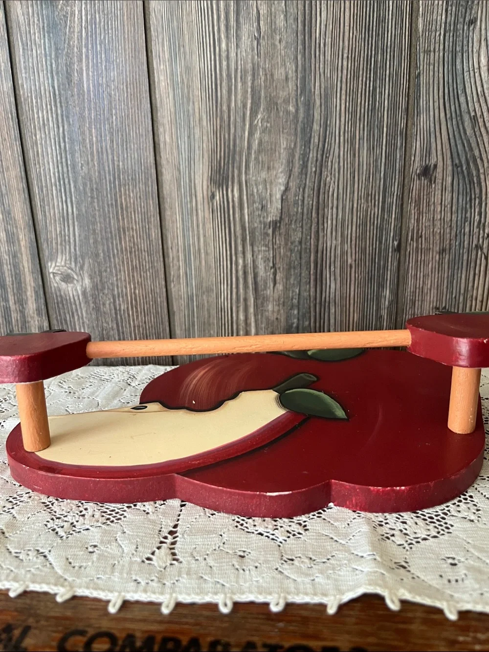 Red Apple Wall Decor Towel holder